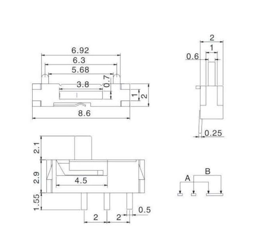 MSK-03拨动开关