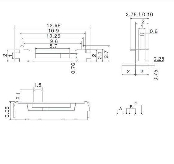 MSK-03S拨动开关