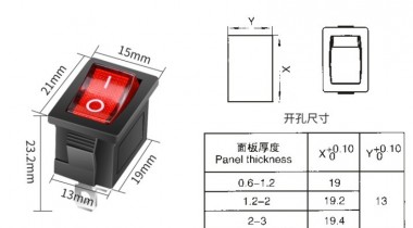 KCD船型开关相关参数介绍