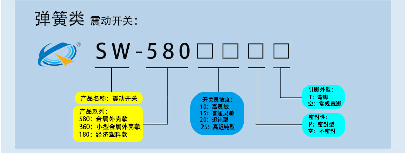 SW-18020P震动开关