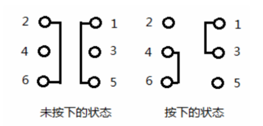 六脚双刀双掷开关如何接线