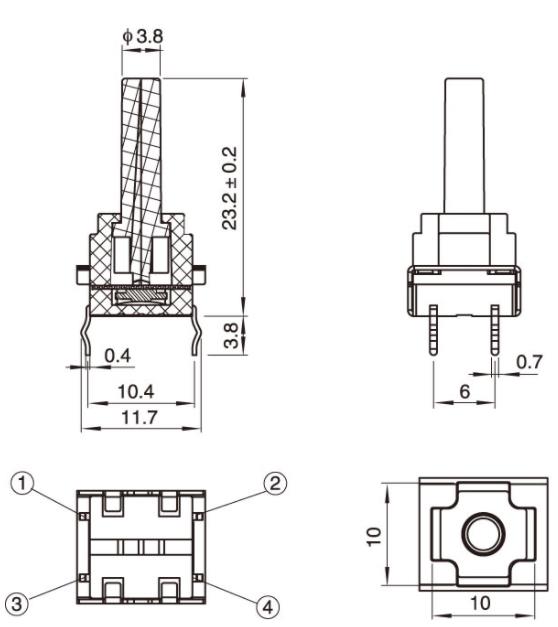 10x10矮盖铁架插件防水轻触开关尺寸图.jpg