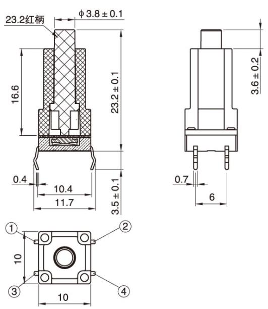 10x10高盖红柄插件防水轻触开关尺寸图.jpg