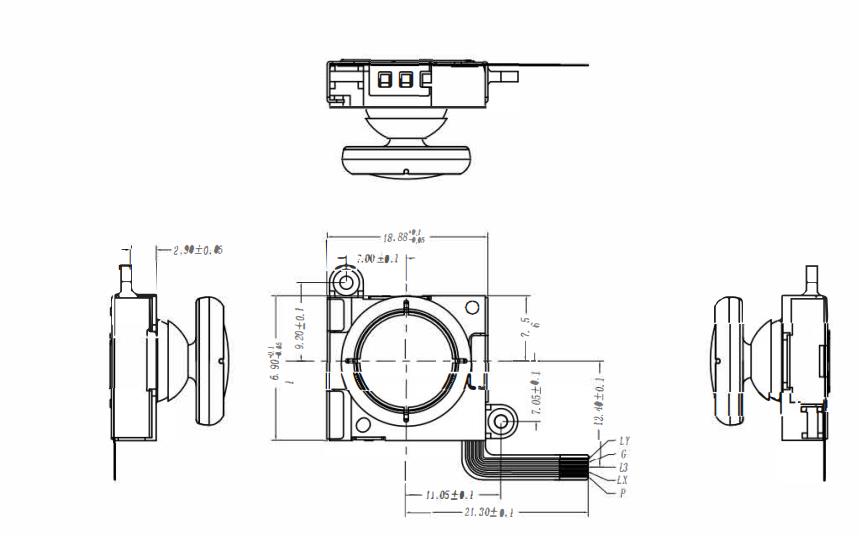 WR19-015游戏摇杆图纸