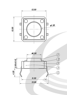 轻触开关弹簧